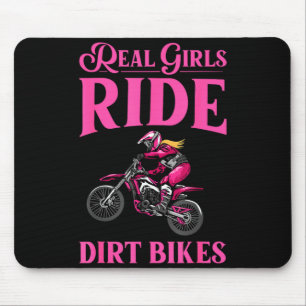 Coole Dirtbike-Kunst für Frauen Mädchen Motocross Mousepad