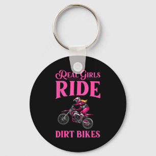 Coole Dirtbike-Kunst für Frauen Mädchen Motocross Schlüsselanhänger
