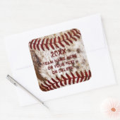 Coole Dirty Baseball Stickers PERSONALISIERT (Umschlag)