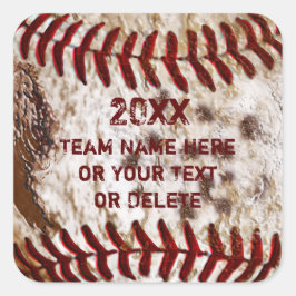 Coole Dirty Baseball Stickers PERSONALISIERT