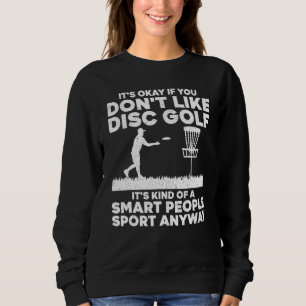 Coole Disc Golf Art für Damen Golf Spieler Sweatshirt