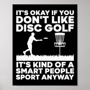 Coole Disc-Golf-Kunst für Männer Frauen Disc-Golf- Poster