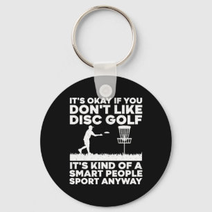 Coole Disc-Golf-Kunst für Männer Frauen Disc-Golf- Schlüsselanhänger