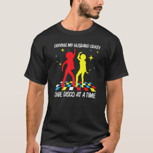 Coole Disko für Frauen Mama 70er 80er Disco Music T-Shirt