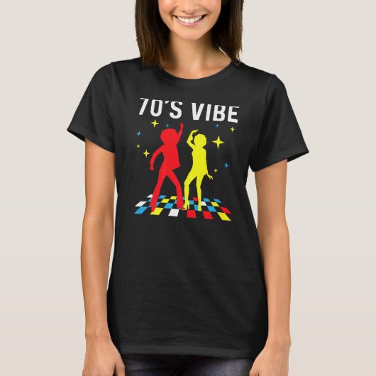 Coole Disko für Men Women 70er 80er Disco Music D T-Shirt (Vorderseite)