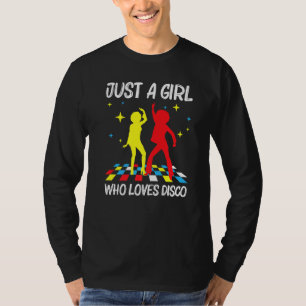 Coole Diskothek für Girls Kind 70er 80er Nightclub T-Shirt