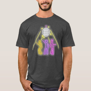 Coole Diskothek Vintag 80er Dance Party Retro T-Shirt