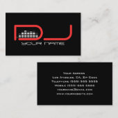 Coole DJ Business Card Visitenkarte (Vorne/Hinten)