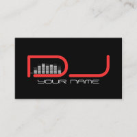 Coole DJ Business Card