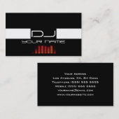 Coole DJ Business Card Visitenkarte (Vorne/Hinten)