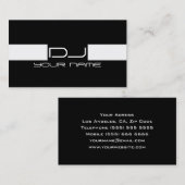 Coole DJ-Geschäfts-Karte Visitenkarte (Vorne/Hinten)