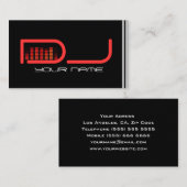 Coole DJ-Geschäfts-Karte Visitenkarte (Vorne/Hinten)