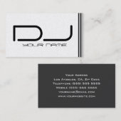 Coole DJ-Geschäfts-Karte Visitenkarte (Vorne/Hinten)