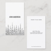 Coole DJ-Geschäfts-Karte Visitenkarte (Vorne/Hinten)