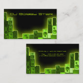 coole DJ-Geschäftskarte Visitenkarte (Vorne/Hinten)