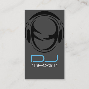 Coole DJ Music Business Card Visitenkarte