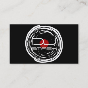 Coole DJ Music Business Card Visitenkarte