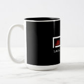 Coole DJ-Tasse Zweifarbige Tasse (Links)