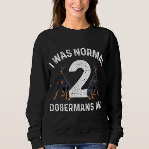 Coole Doberman Kunst für Männer Doberman Pinscher Sweatshirt