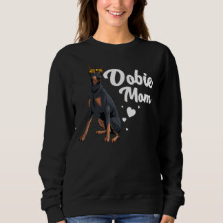 Coole Doberman Mama für Frauen Mädchen Mutter Dobe Sweatshirt