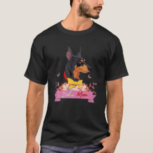 Coole Doberman Mama für Frauen Mädchen Mutter Dobe T-Shirt