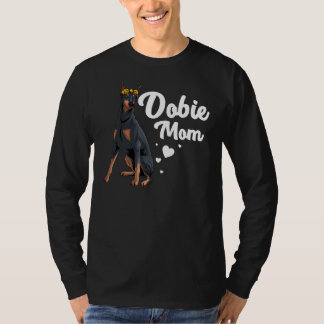 Coole Doberman Mama für Frauen Mädchen Mutter Dobe T-Shirt