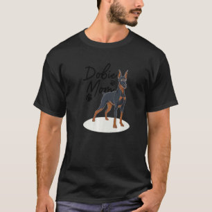 Coole Dobermann-Mama für Frauen Mädchen Mutter Dob T-Shirt