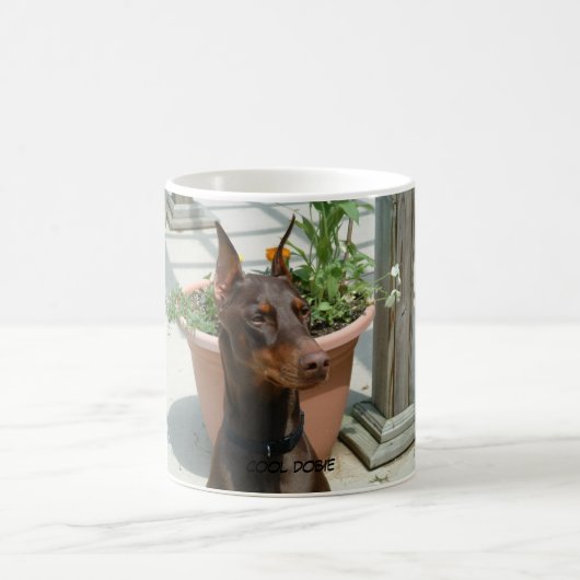 coole Dobermannkaffee-Tasse Kaffeetasse (Mittel)