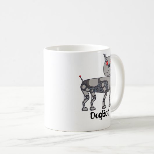 Coole DogBot Tasse (VorderseiteRechts)
