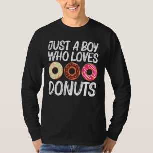 Coole Donut-Kunst für Jungen Kinder Zuckerkakao T-Shirt