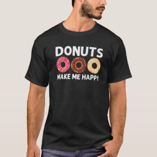 Coole Donut-Kunst für Männer Zucker Glasierte Scho T-Shirt