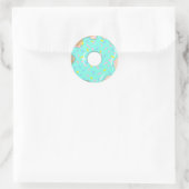 coole Donuts, süße Leckerei Klassischer Rundsticke Runder Aufkleber (Tasche)