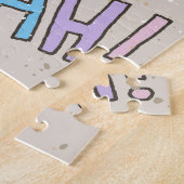 Coole Doodle Buchstaben Vintag Puzzle (Seite)