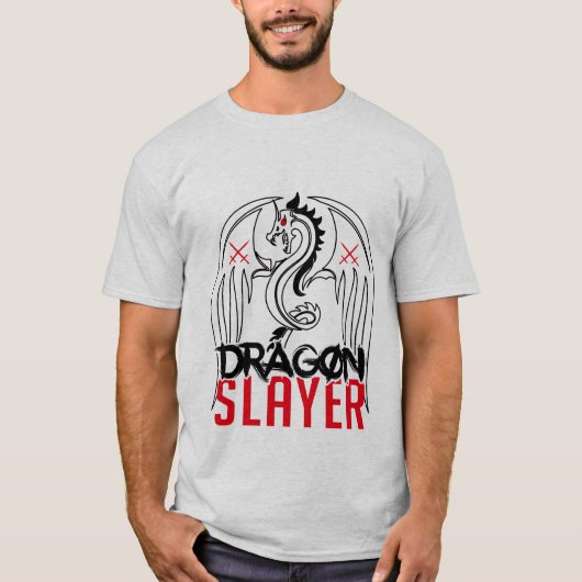 coole Drachenkunst T-Shirt (Vorderseite)