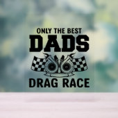 Coole Drag Racing Vater Wortart Acrylschild (Neutral)