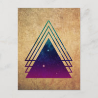 Coole Dreiecke auf Grunge Hintergrund