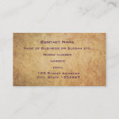 Coole Dreiecke auf Grunge Hintergrund Visitenkarte (Rückseite)