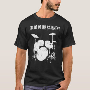 Coole Drummer Männer Frauen trommeln Set werde ich T-Shirt