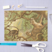 coole Dschungeltierliebhaber Seidenpapier (Handwerk)