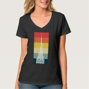 Coole Dubai Burj Khalifa Wolkenkratzer Vintage Roy T-Shirt