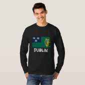 Coole Dublin-Flagge T-Shirt (Vorne ganz)