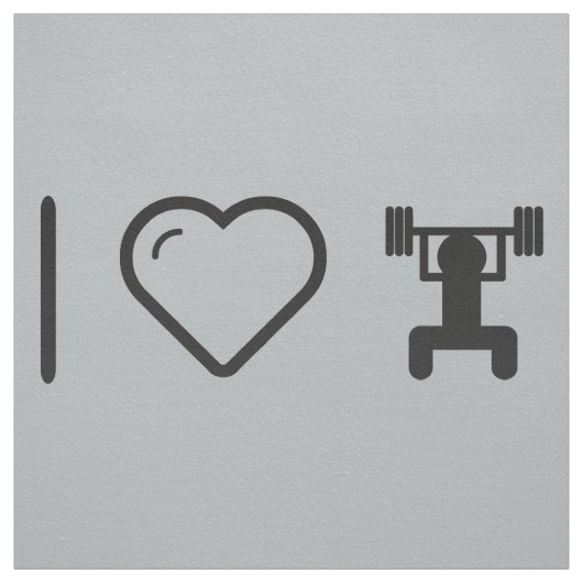 Coole DumbbellLiftings Stoff (Muster)