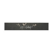 Coole dunkle Bricks Edison Lights Feiern Einladungsbanderole (Flach)