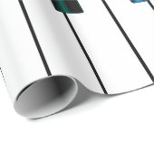 Coole dunkle psychedelische Klavier-Schlüssel Geschenkpapier (Rolleneckpunkt)