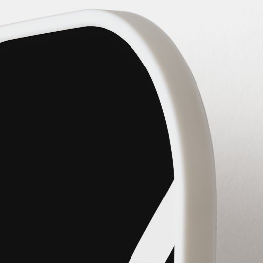 Coole Dynamische Streifen schwarzer Hintergrund Pickleball Schläger (Linke Seite)