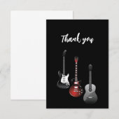Coole E-Gitarren für Musik Danke (Vorne/Hinten)