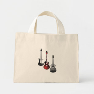 Coole E-Gitarren-Geschenke für Musikliebhaber Mini Stoffbeutel