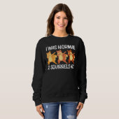 Coole Eichhörnchenkunst Männer Chipmunk Prärie F Sweatshirt (Vorne ganz)