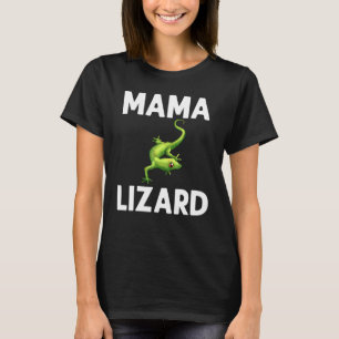 Coole Eidechse für Frauen Mutter Gecko Grüne Repti T-Shirt