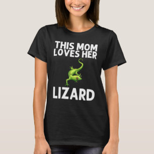 Coole Eidechse für Mama Mutter Gecko Grüne Reptili T-Shirt
